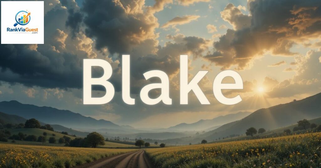 Biblical Themes Connected to the Name Blake