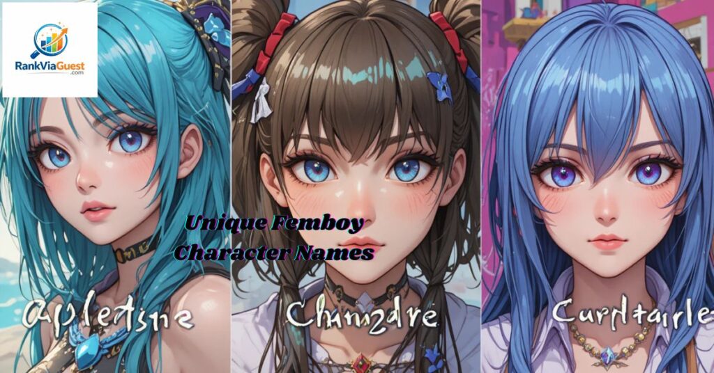 Celestial and Ethereal Femboy Character Names