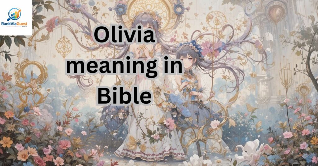 Hebrew Words Connected to Olivia