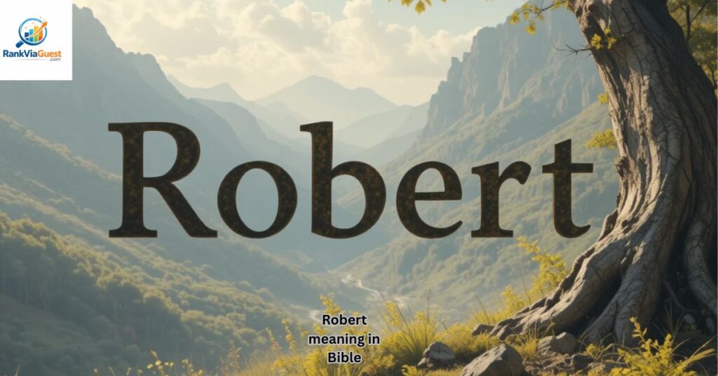 Is Robert a Biblical Name?