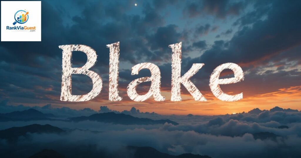 Spiritual Symbolism Behind the Name Blake