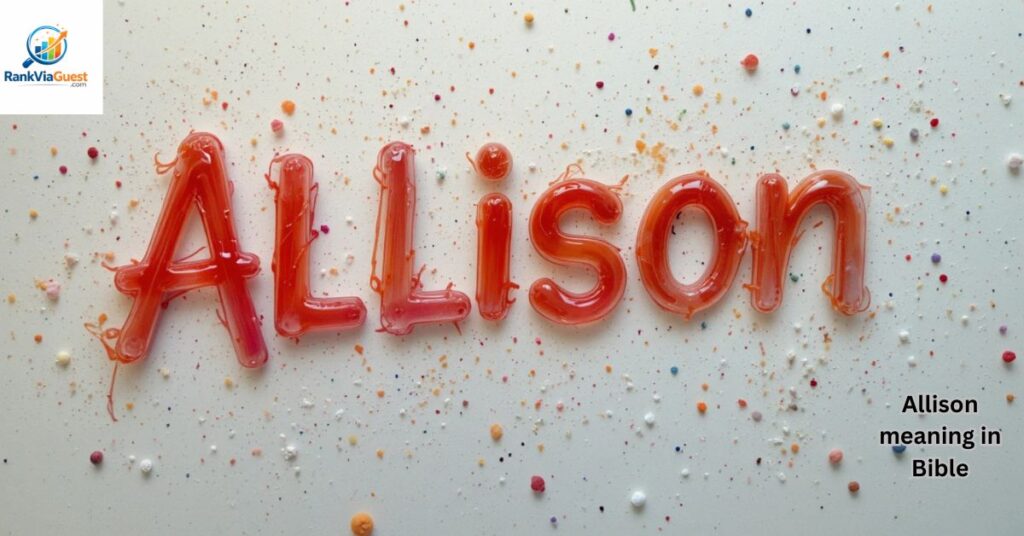 Variations and Similar Names to Allison