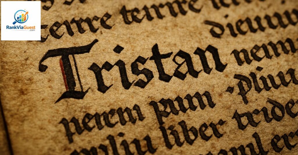 What Does the Name Tristan Mean in the Bible?