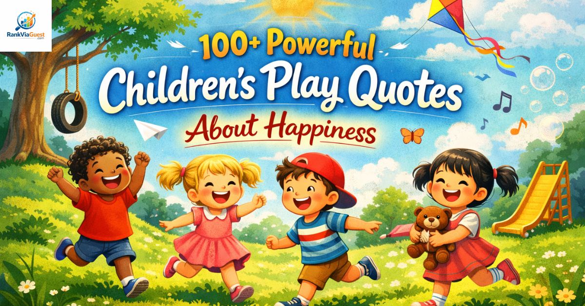 100+ Powerful Children’s Play Quotes About Happiness