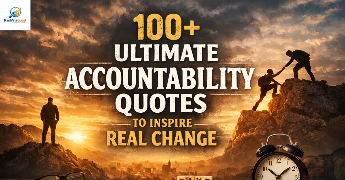 100+ Ultimate Accountability Quotes to Inspire Real Change