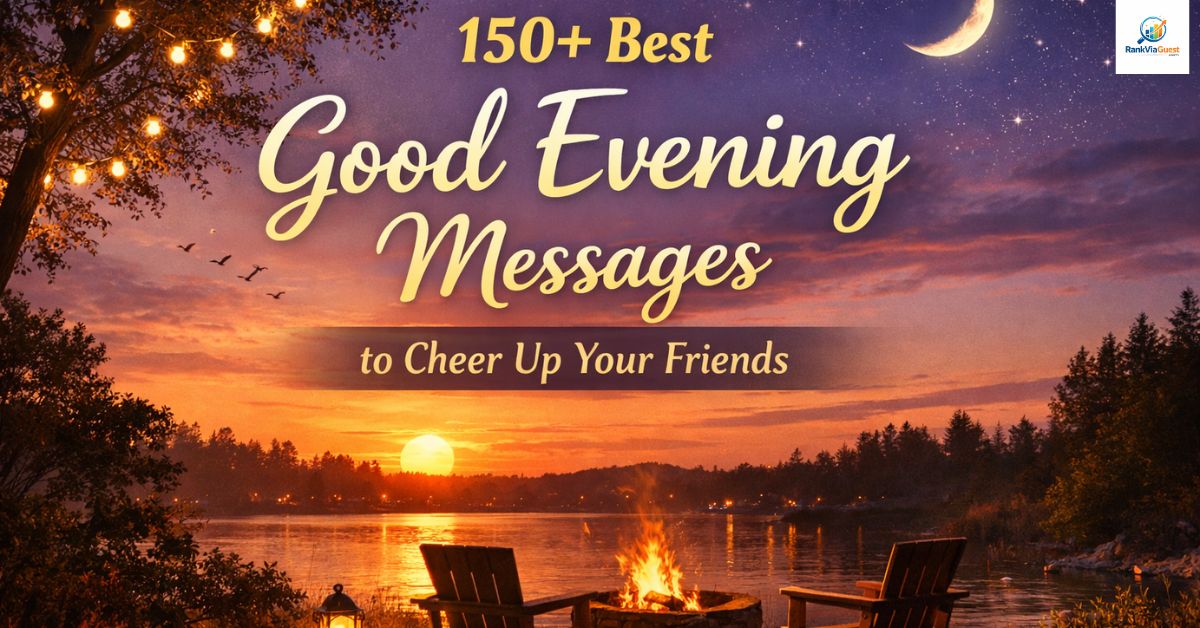 150+ Best Good Evening Messages to Cheer Up Your Friends