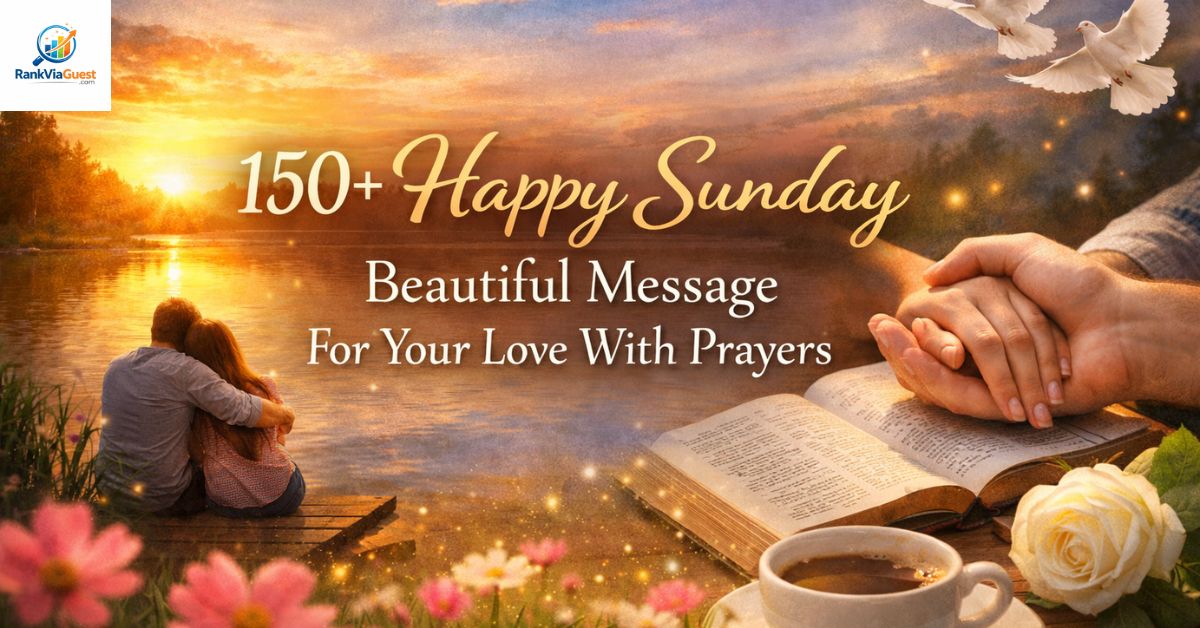 150+ Happy Sunday Beautiful Message For Your Love With Prayers
