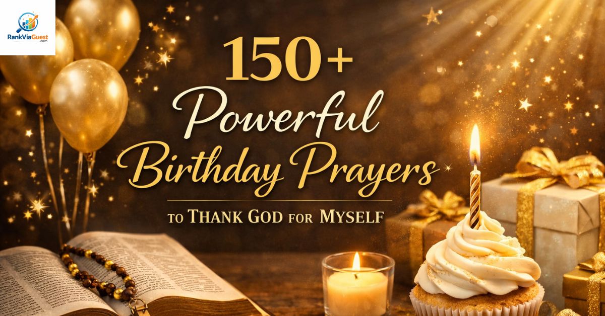 150+ Powerful Birthday Prayers to Thank God for Myself