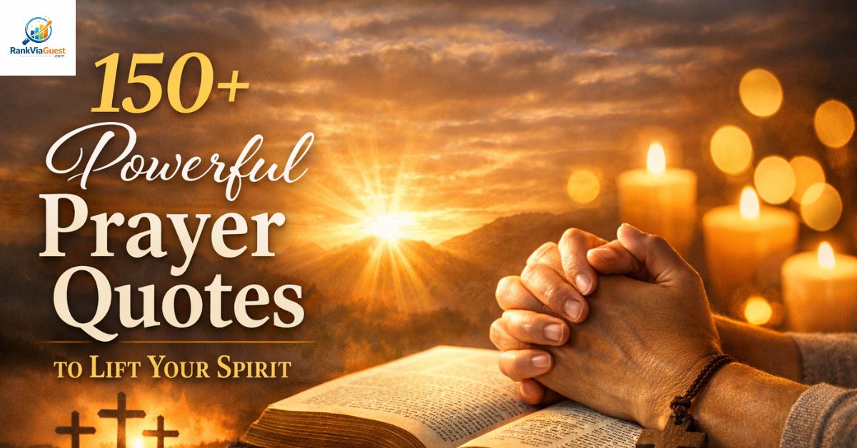 150+ Powerful Prayer Quotes to Lift Your Spirit