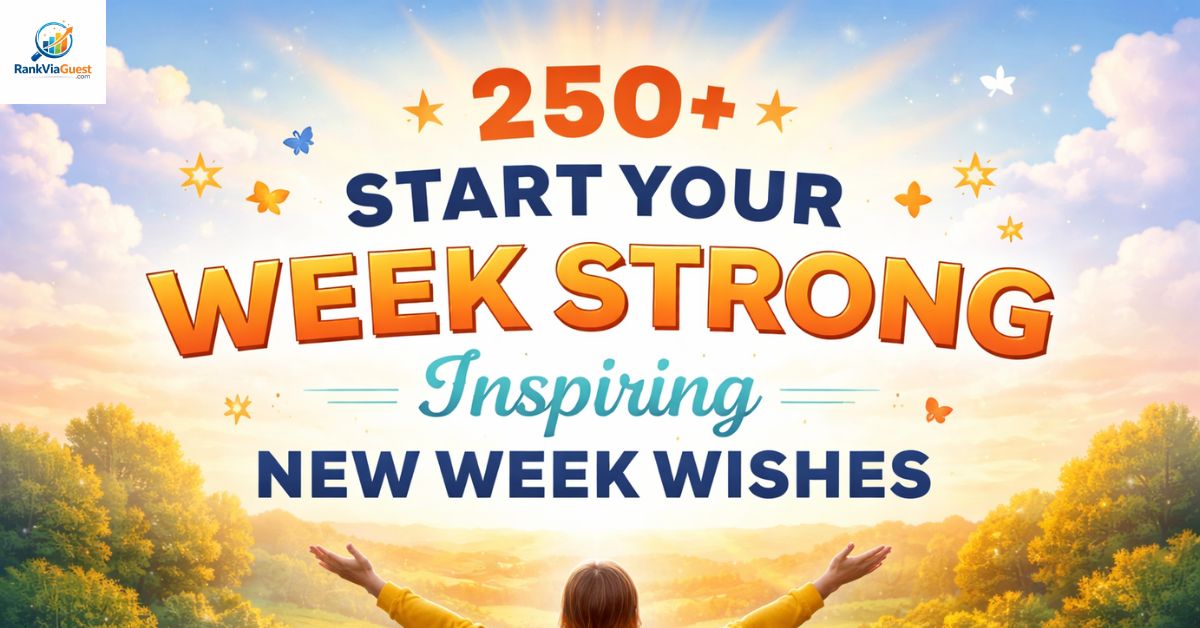 250+ Start Your Week Strong: Inspiring New Week Wishes