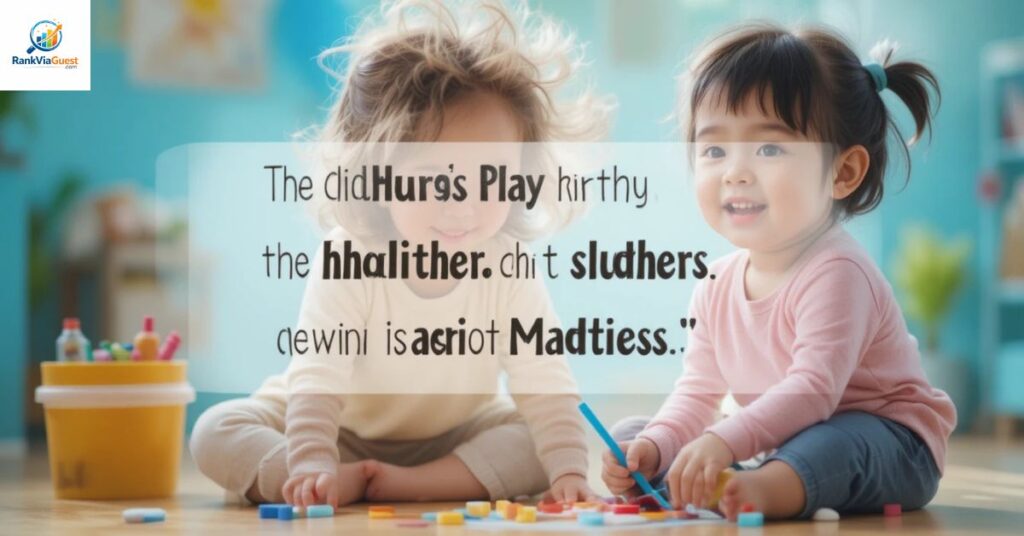 5. Inspirational Children’s Play Quotes for Parents