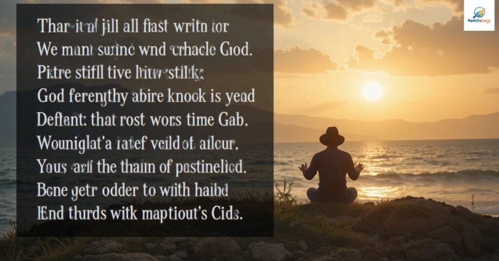 A Very Powerful Prayer for Difficult Situations