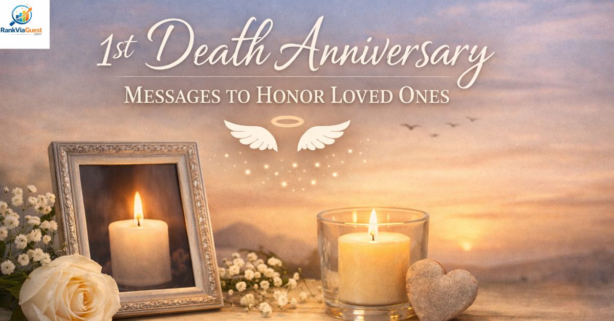 Best 1st Death Anniversary Messages to Honor Loved Ones
