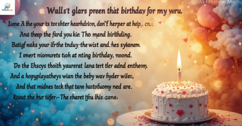 Birthday Prayer for Myself with Bible Verses