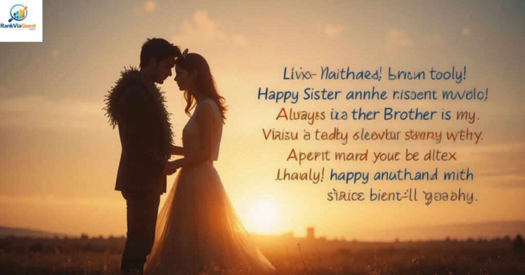 First Wedding Anniversary Wishes for Sister and Brother-in-Law