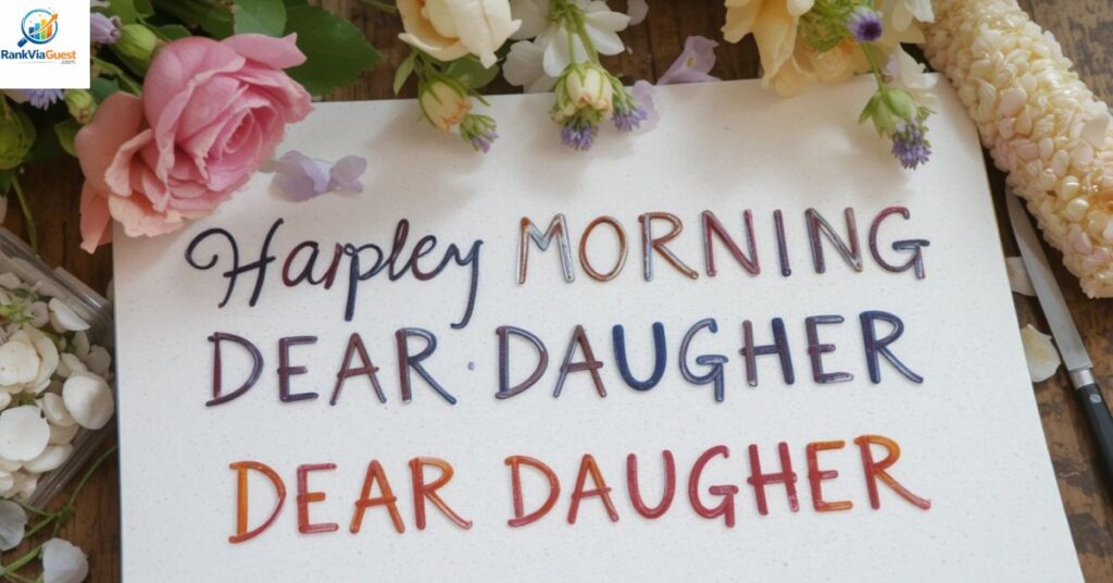 Good Morning Messages for Daughter from Mom