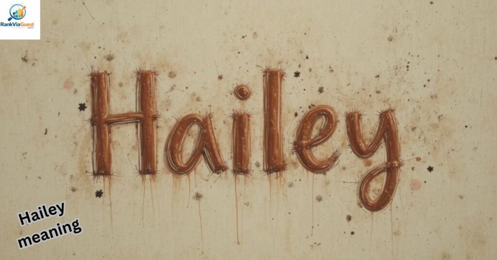 Hailey Name Meaning in Islam