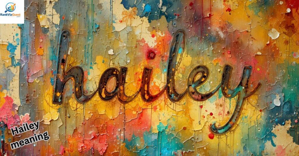 Hailey Name Meaning in the Bible