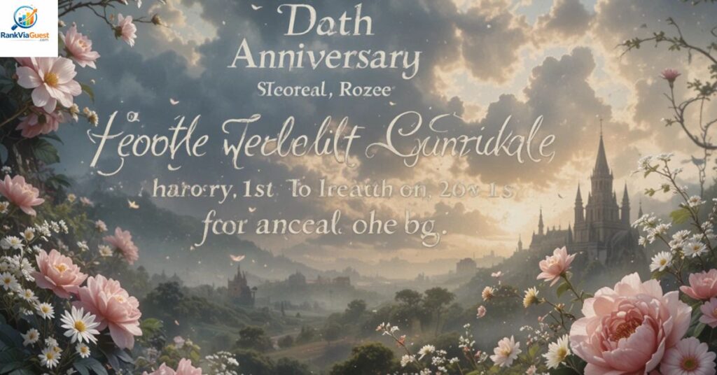 Heartfelt 1st Death Anniversary Messages