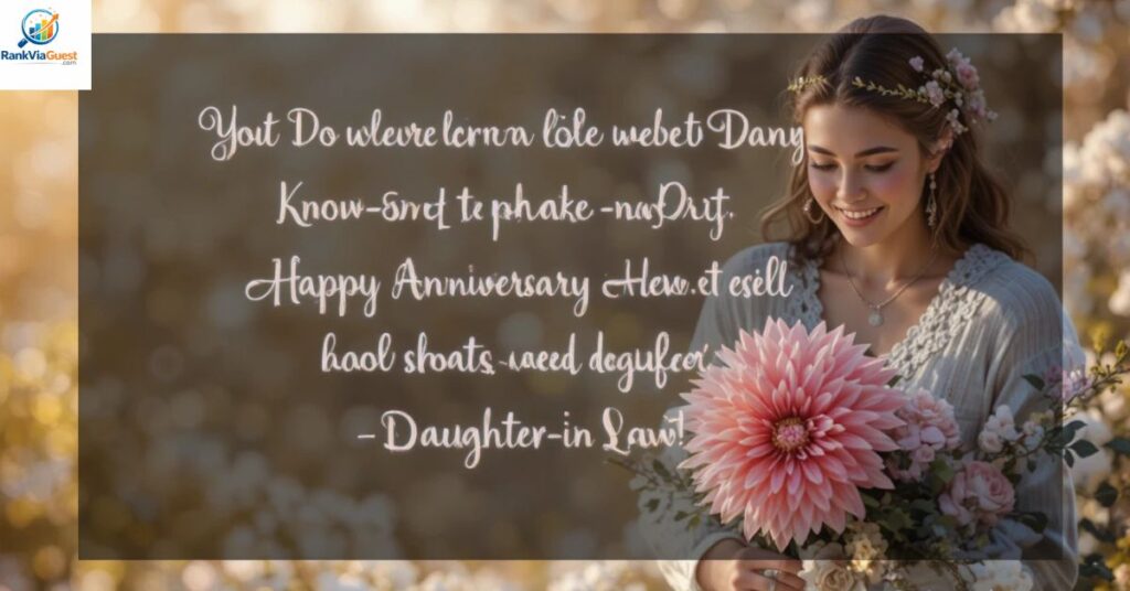 Heartfelt Anniversary Wishes for Son and Daughter-in-Law