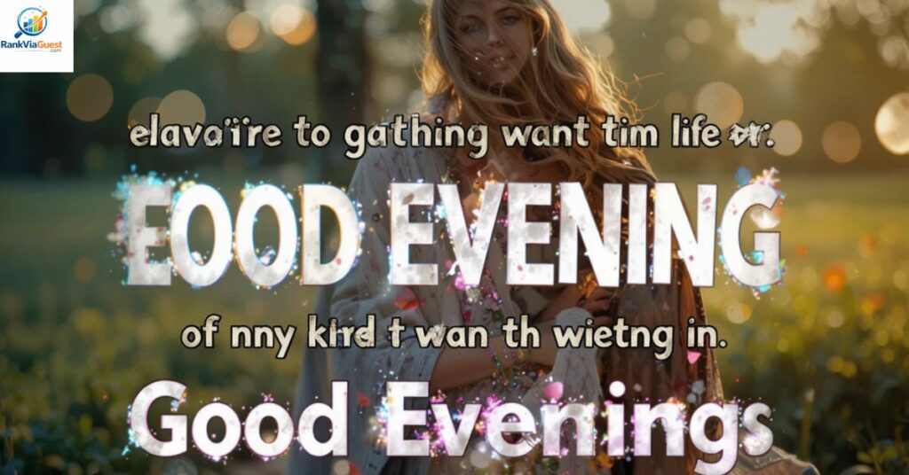 How to Say Good Evening to a Friend in a Nice Way