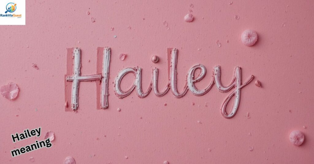 Is Hailey a Hebrew Name?