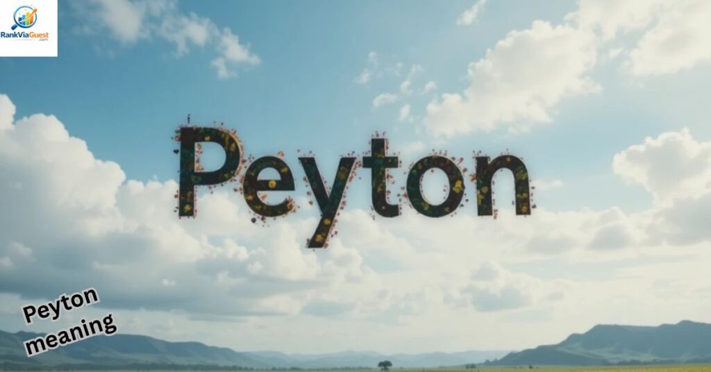 Is Peyton a Rare Name?