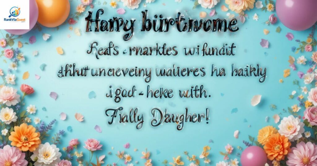 Short and Sweet Birthday Wishes for Daughter