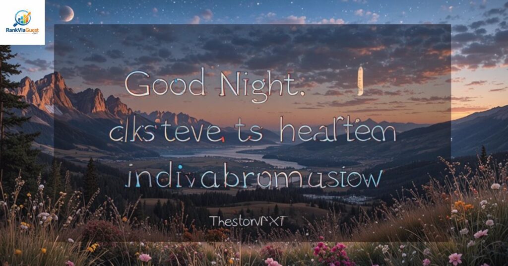 Short & Sweet Motivational Good Night Messages