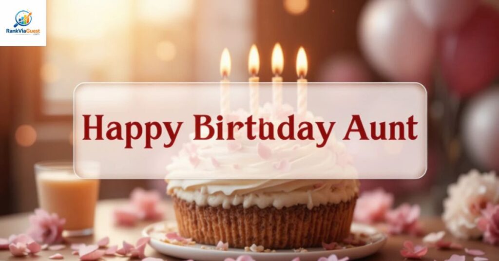 Touching Birthday Wishes for Aunt From Nephew