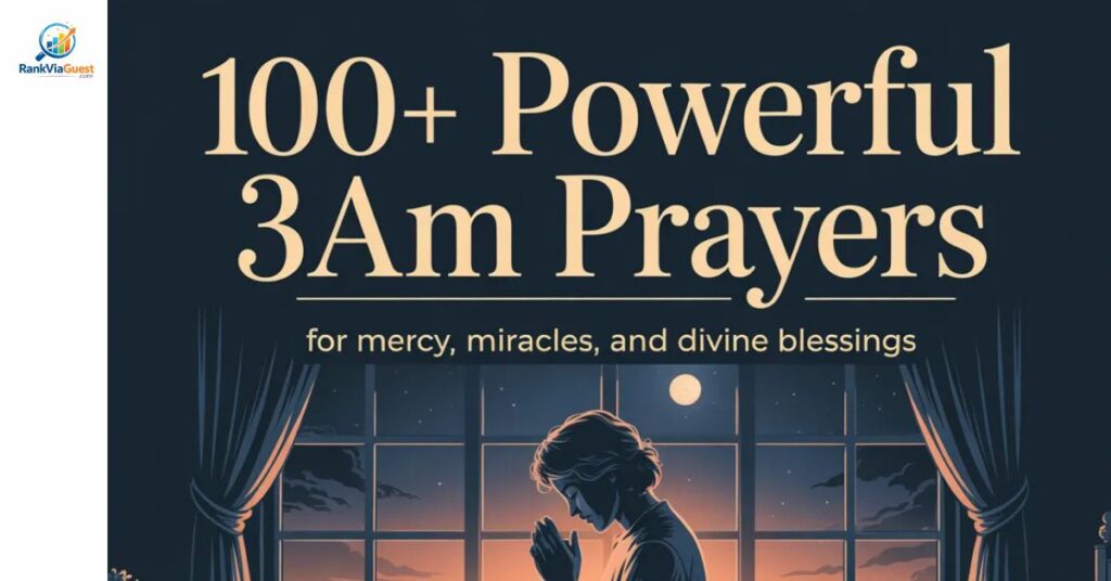 Why 3am Is the Most Powerful Time for Prayer