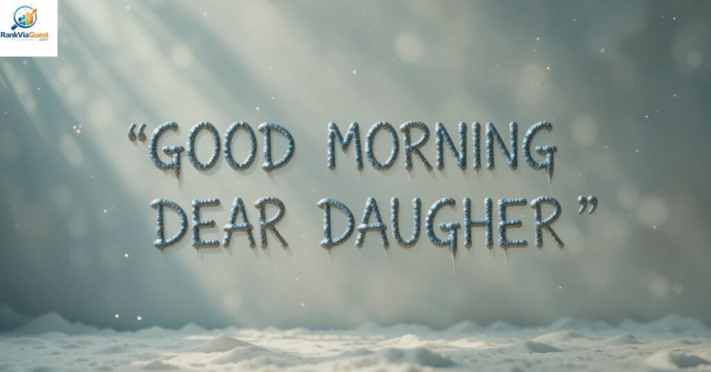 Why Good Morning Messages Matter for Your Daughter