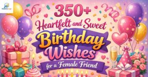 350+ Heartfelt and Sweet Birthday Wishes for a Female Friend