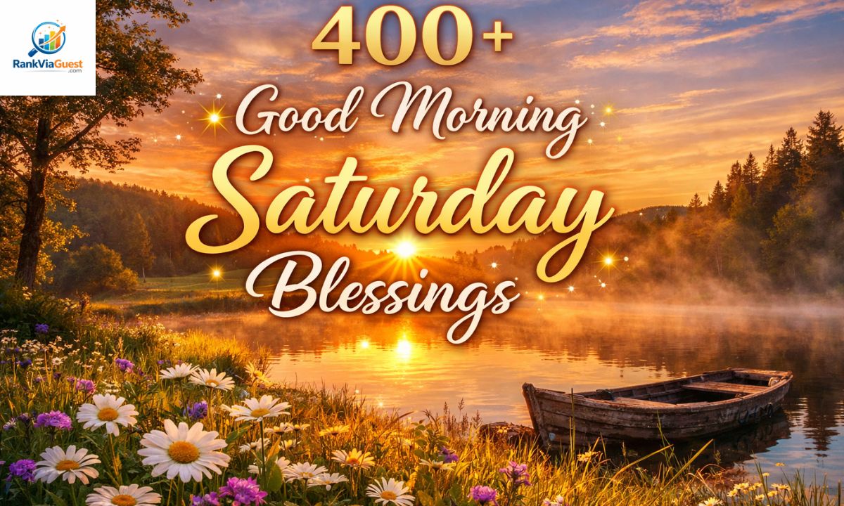 400+ Good Morning Saturday Blessings