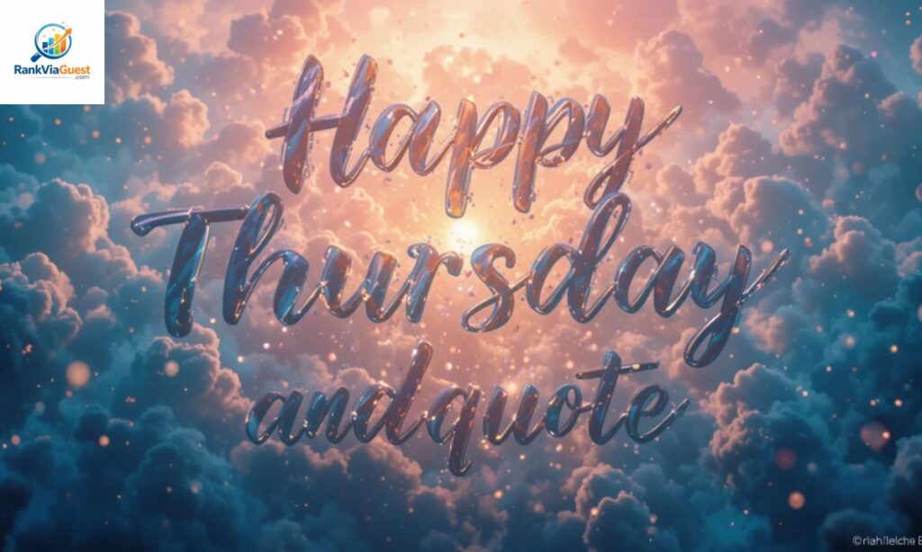 Happy Thursday Blessings