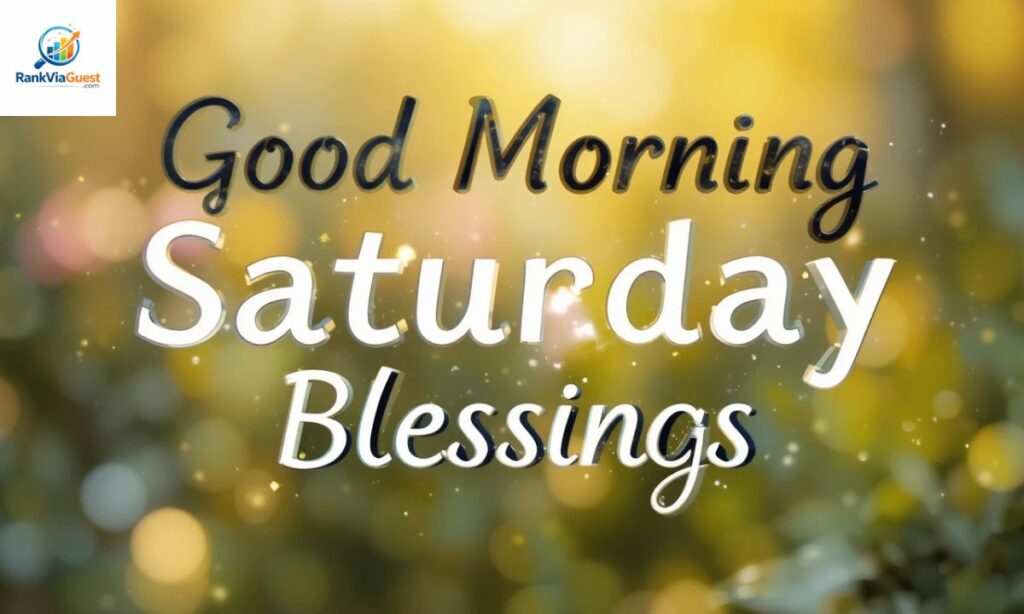 Saturday Blessings Inspirational