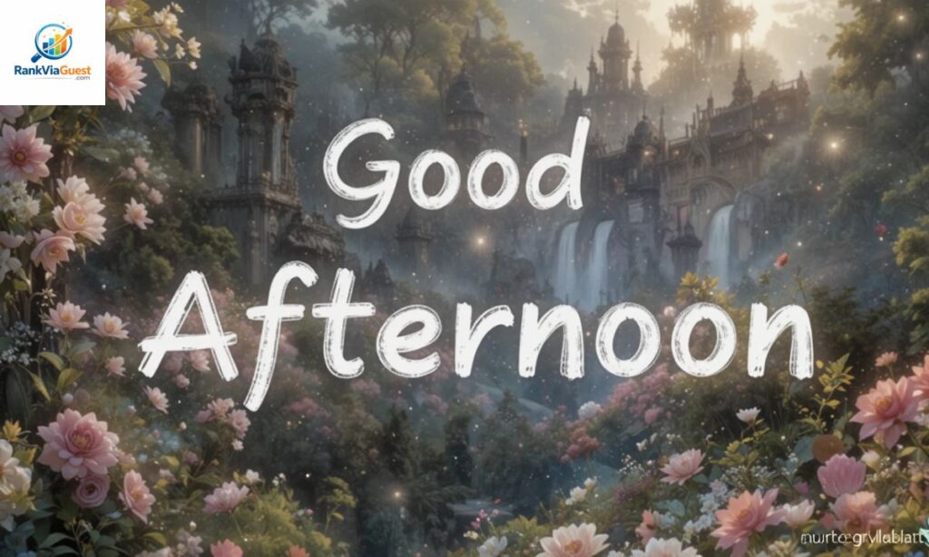 Spiritual and Religious Blessings for the Afternoon